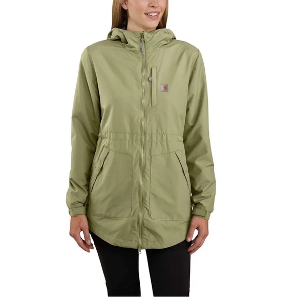 NWT Carhartt Women's Rain Defender Relaxed Fit Lightweight Coat - Picture 1 of 1